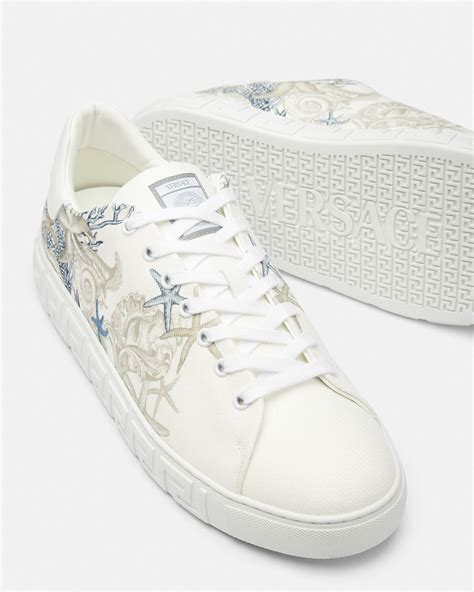 versace cinderella sneakers|Versace sea greca sneakers.